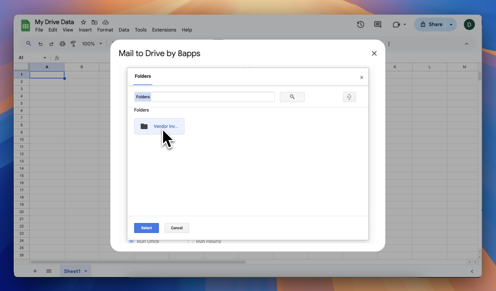 Drive Picker Screenshot